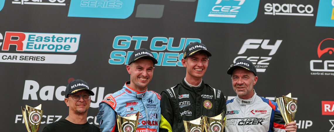 Double podium at Autodrom Most